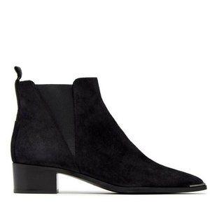 NEW Acne Studios Jensen Black Suede Boots Size 38